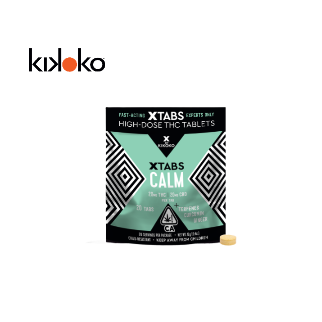 Photograph of product: XTABS CALM 20:20 CBD:TH-oui TABLETS 20PK