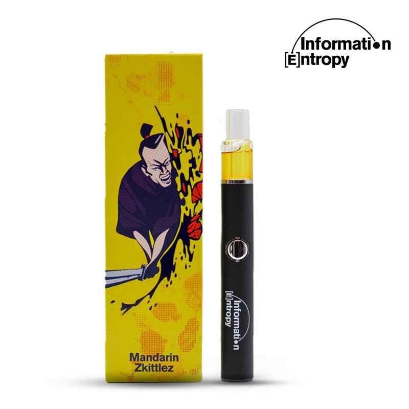 Photograph of product: I.E. - Mandarin Zkittlez - Live Rosin Disposable Vape