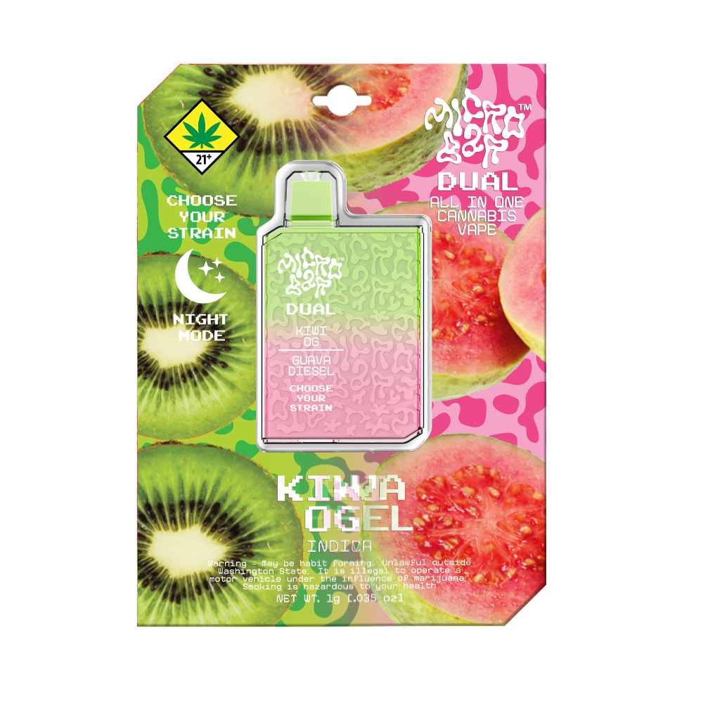 Photograph of product: Kiwi OG // Guava Diesel Dual Disposable | 2 - 0.5g
