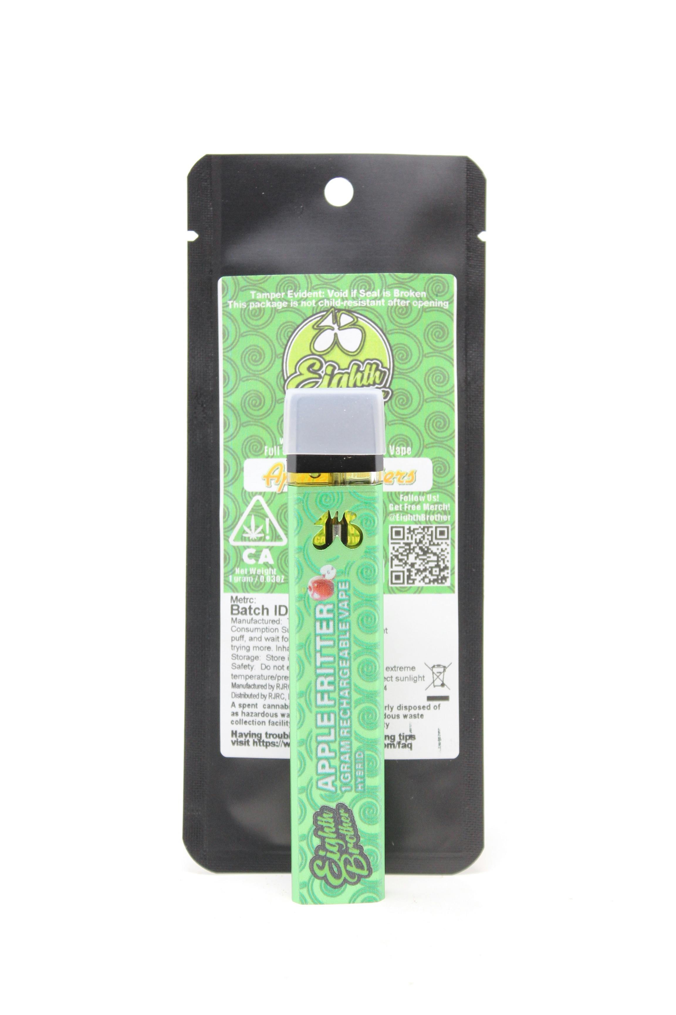 Photograph of product: APPLE FRITTERS - BROTHERS - 1G DISPOSABLE