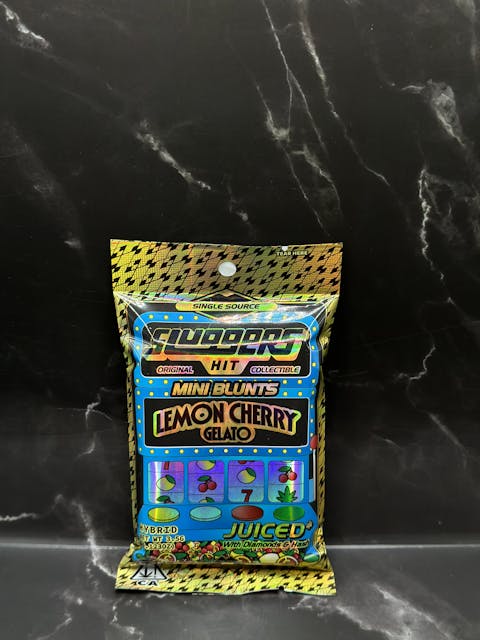 Photograph of product: Lemon Cherry Gelato Mini Blunts - Infused Preroll Pk