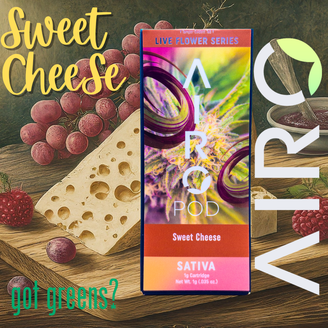 Photograph of product: Airo X -  Sweet Cheese Live Flower Disposable Vape