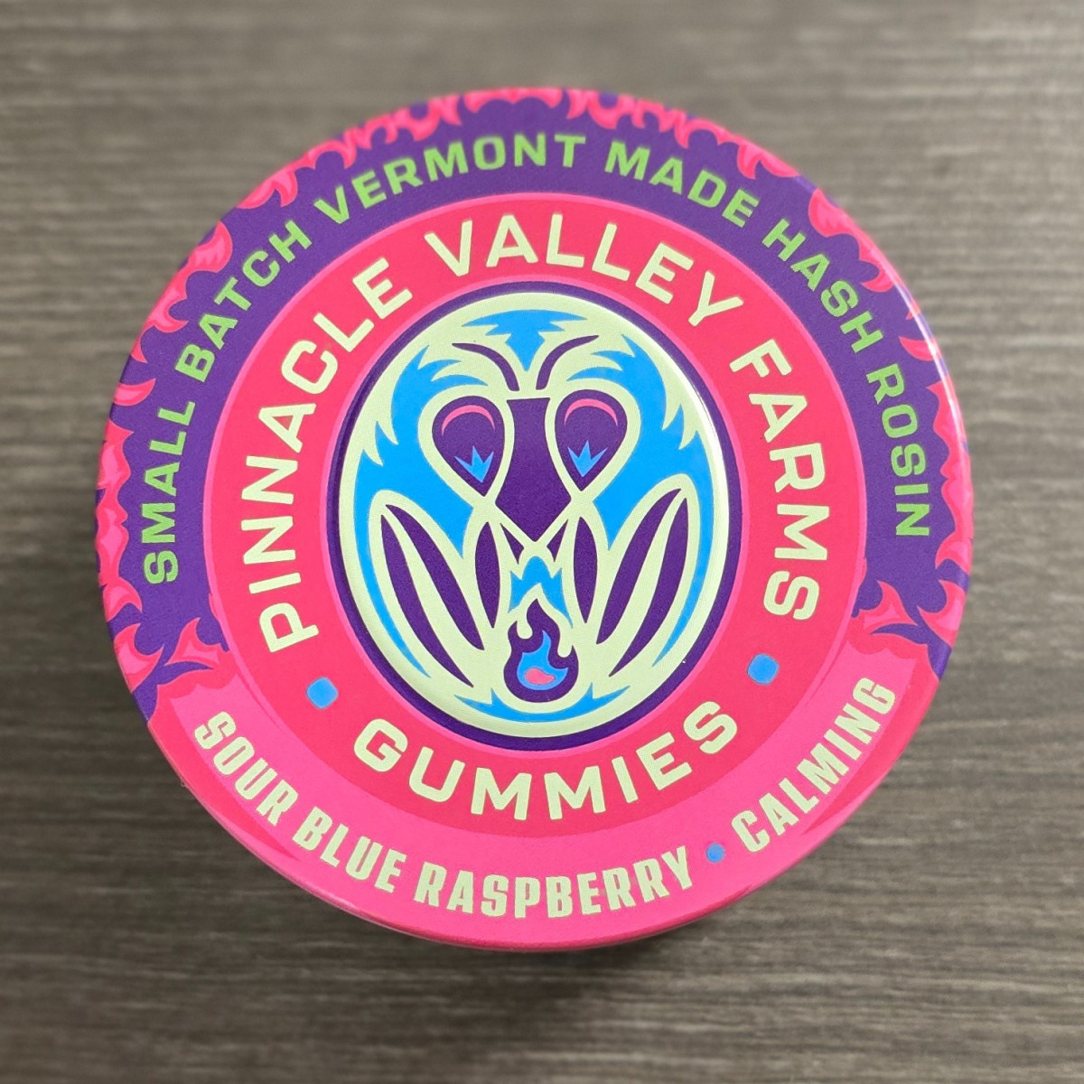 Photograph of product: Gummies - Sour Blue Raspberry