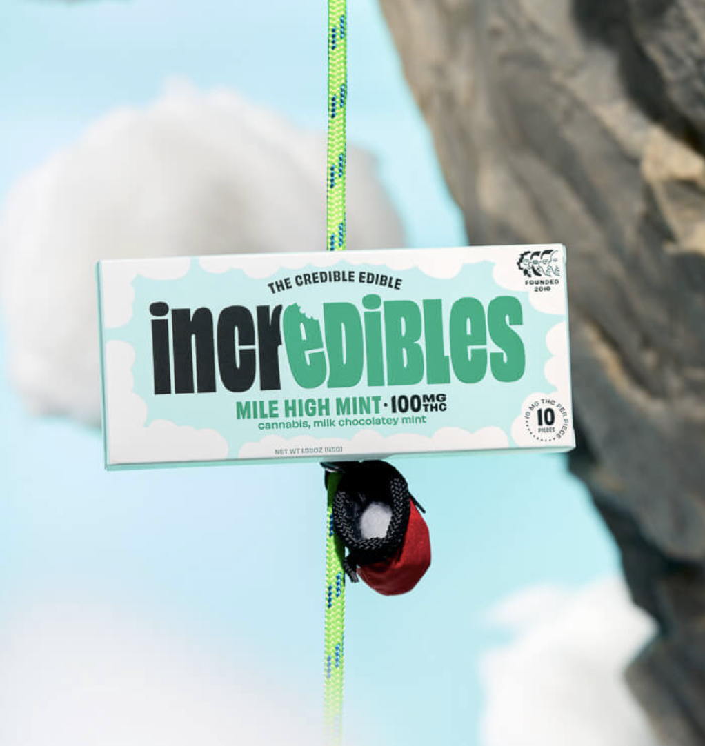 Photograph of product: Incredibles | Mile High Mint Milk Chocolate [100mg]