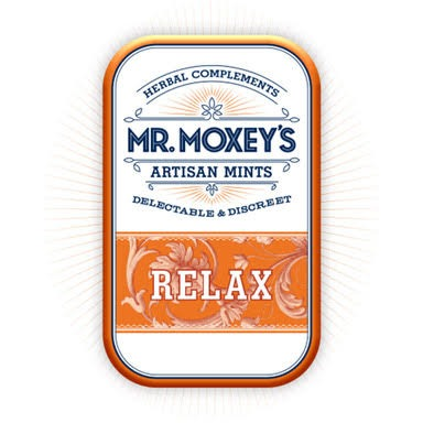 Photograph of product: Mr. Moxey's 2:1 Relax Cinnamon Mints
