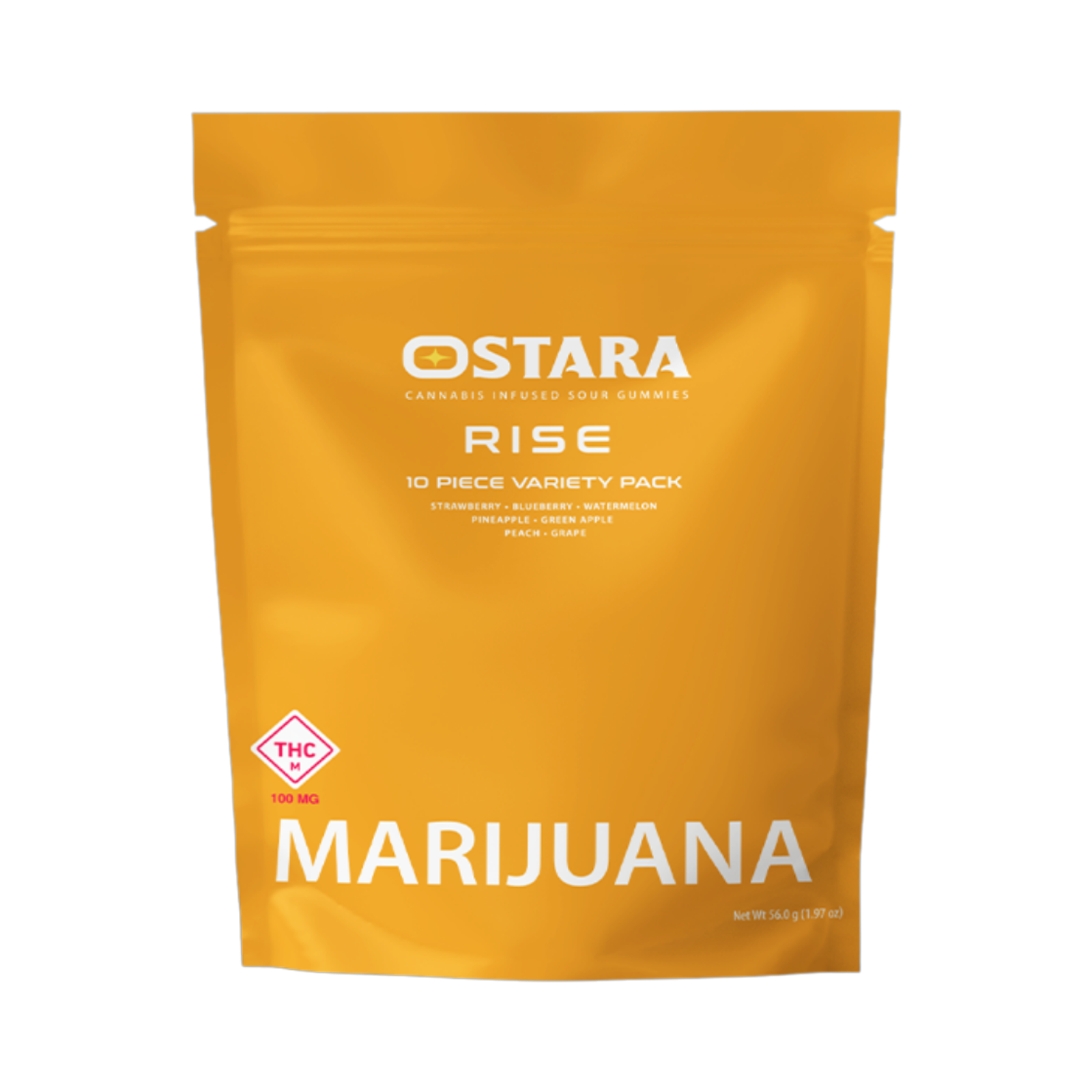 Photograph of product: Ostara Rise | 1:1 CBG:TH-oui | Gummies 100mg