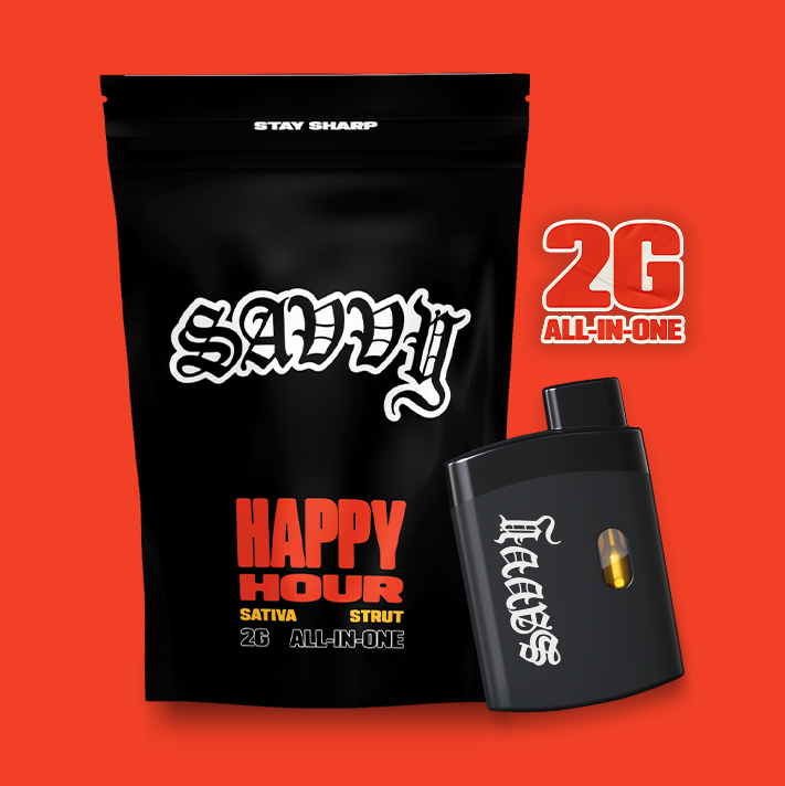 Photograph of product: SAVVY STRUT SUMMER MELON DISPOSABLE 2G