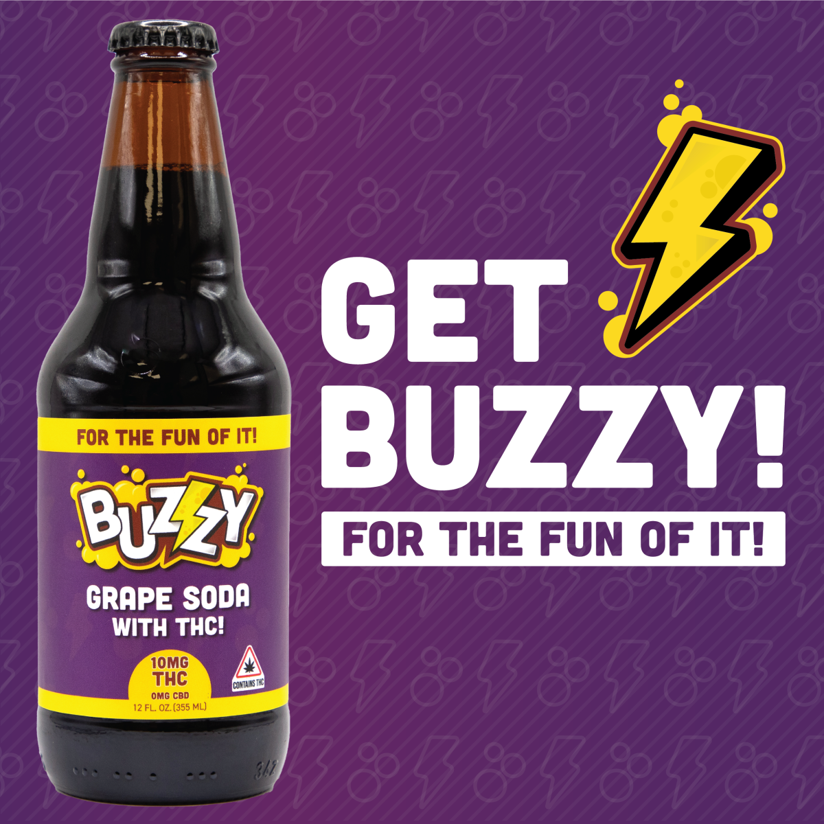 Photograph of Product: Buzzy - Grape Soda 10MG