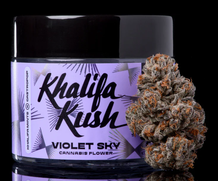 Photograph of product: Flower - Khalifa Kush - Violet Sky (IH) - 3.5g