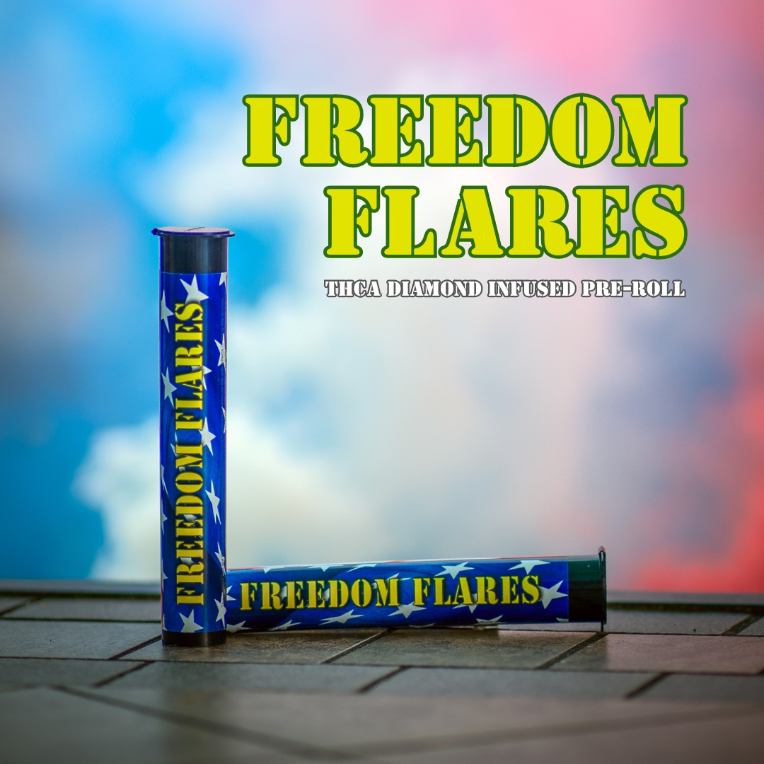 Photograph of product: Freedom Flares | Banana Hammock | Infused Pre-Roll | 1g