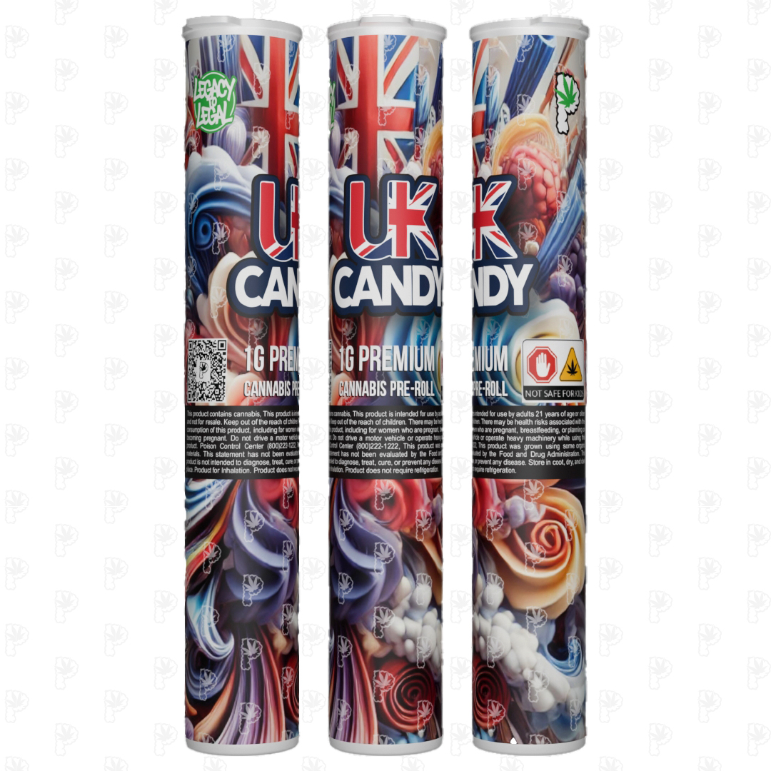 Photograph of product: Prolific Grow House - Pre-Rolls - UK Candy (H)