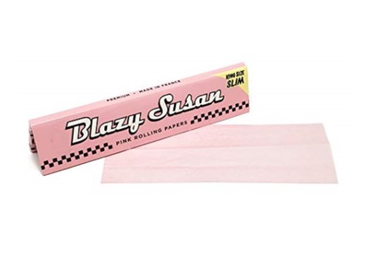 Photograph of product: Blazy Susan King Size Pink Rolling Papers