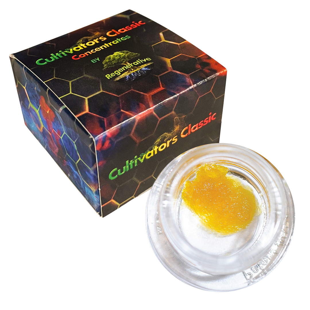 Photograph of product: Live Sugar Wax | Diesel Cookies | 1g | Cultivators Classic