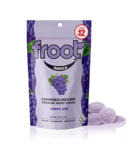 Photograph of product: GRAPE - 100MG
