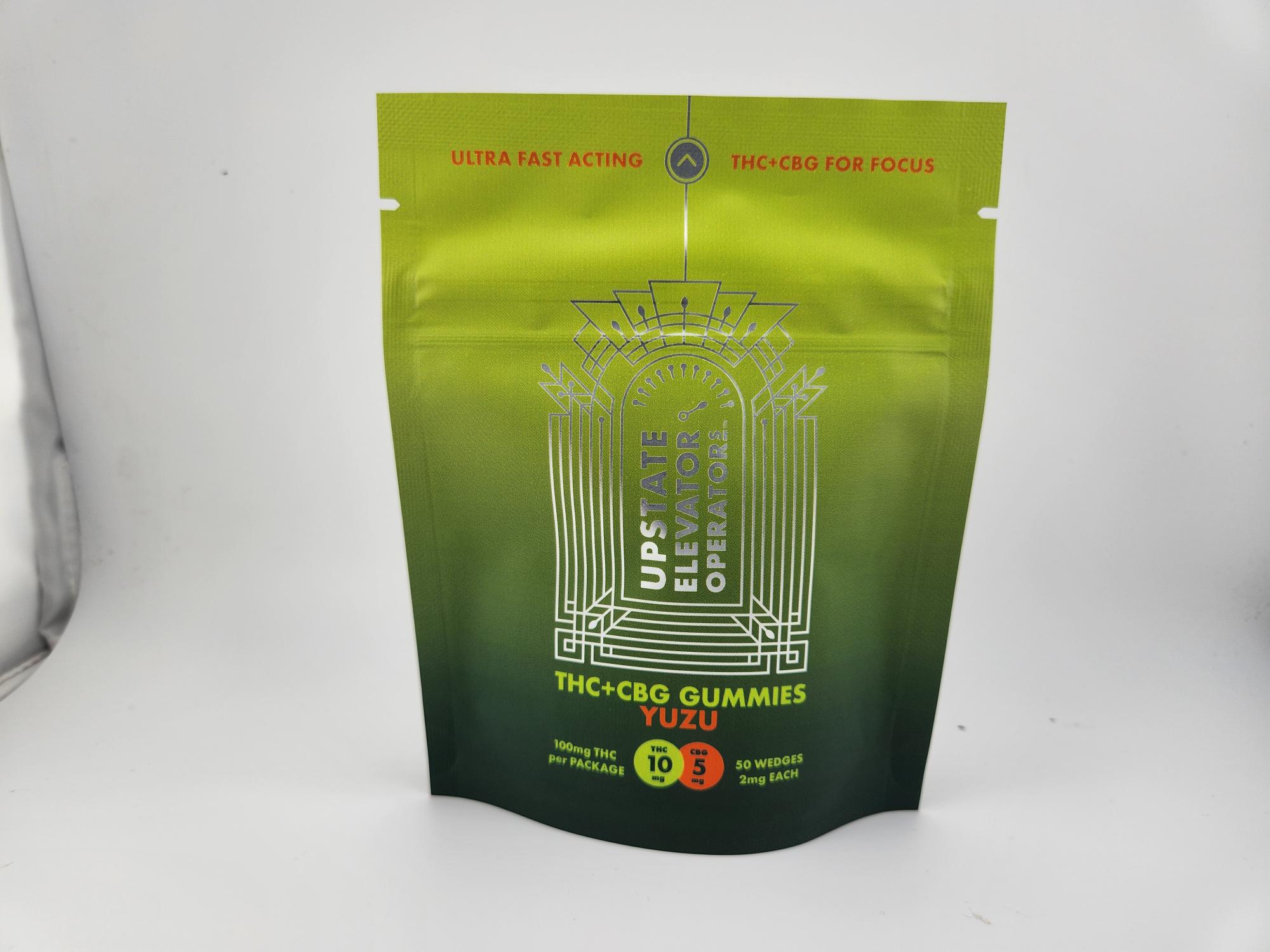 Photograph of product: Upstate Elevator Operators Edibles - Yuzu (100mg)