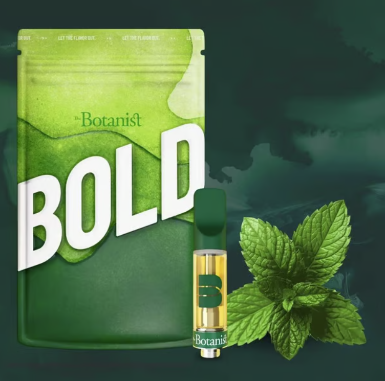 Photograph of product: The Botanist - BOLD Mint Cartridge - 0.5g