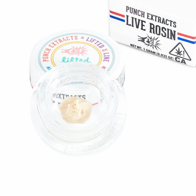 Photograph of product: Amarelo Boof 1g Live Rosin Badder T4 - 