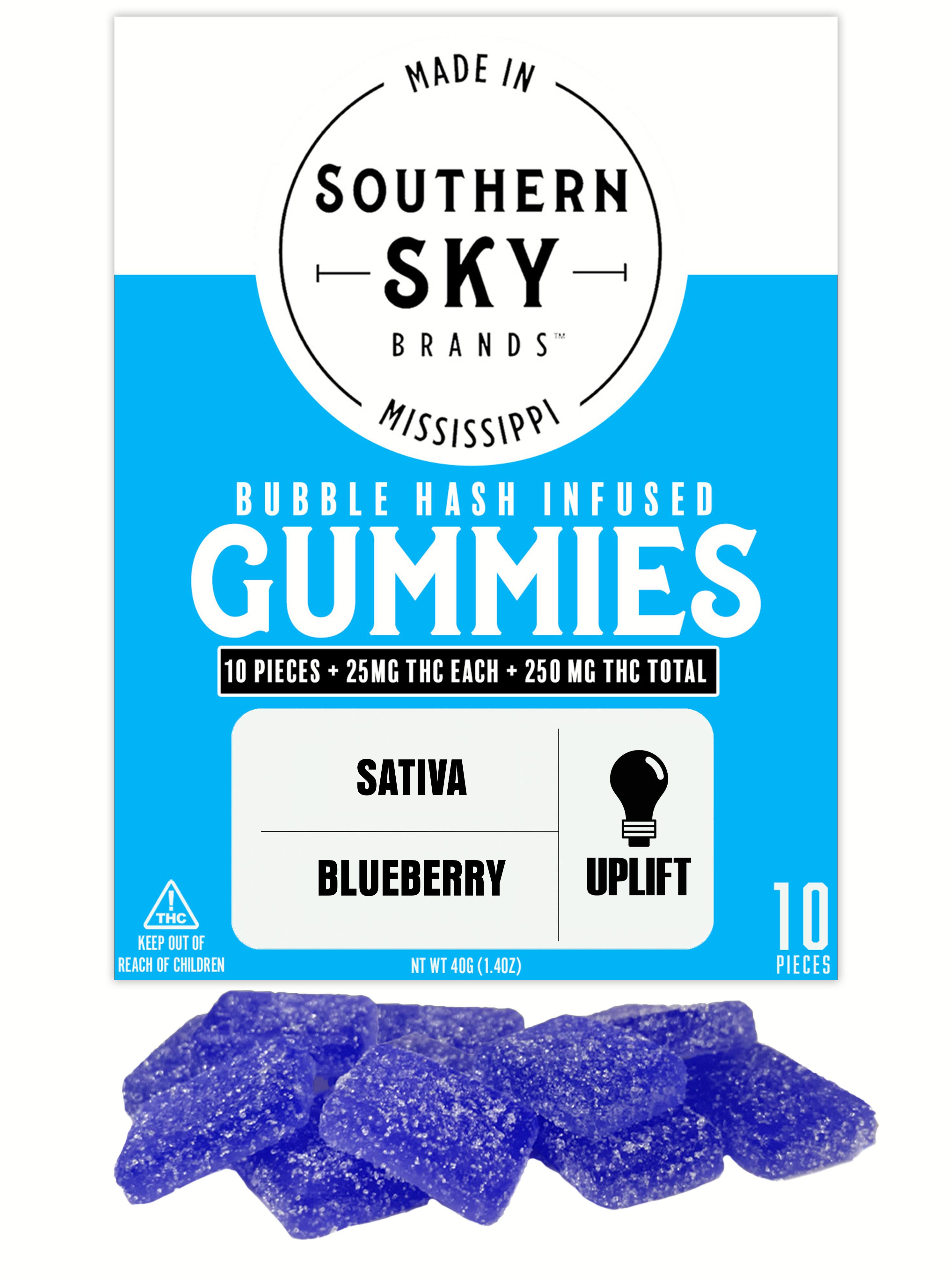 Photograph of product: Blueberry | Bubble au chocolat Infused Gummies 250mg
