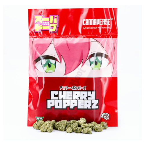 Photograph of product: Cherry Popperz | 3.5g | Super Dope