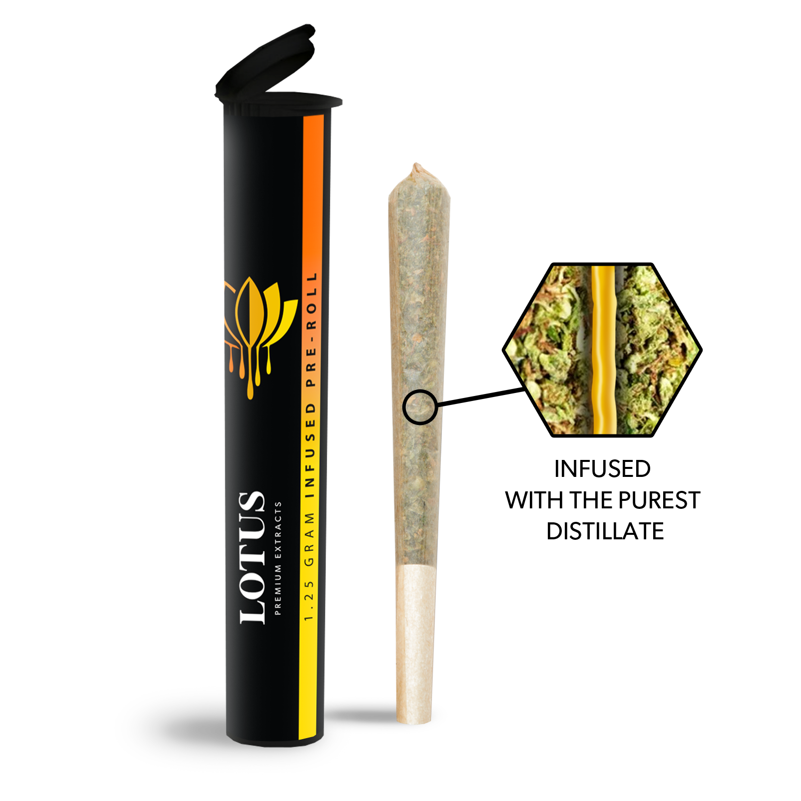 Photograph of product: Sauce Boss: Infused Pre-Roll | Triple Burger | 1.25g