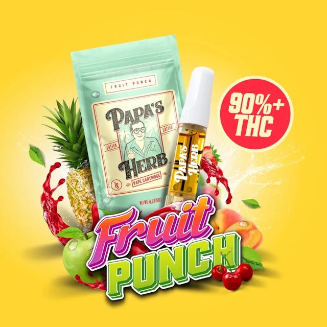 Photograph of product: Fruit Punch | 1g Vape Cartridge - 