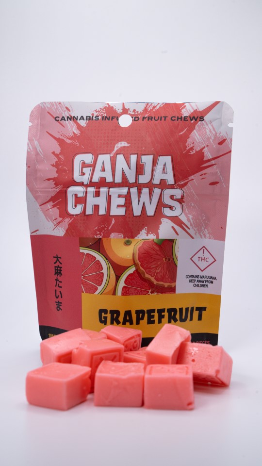 Photograph of product: Ganja Chews - - Grapefruit