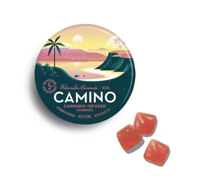 Photograph of product: Camino | Watermelon Lemonade Bliss Gummies | 100mg