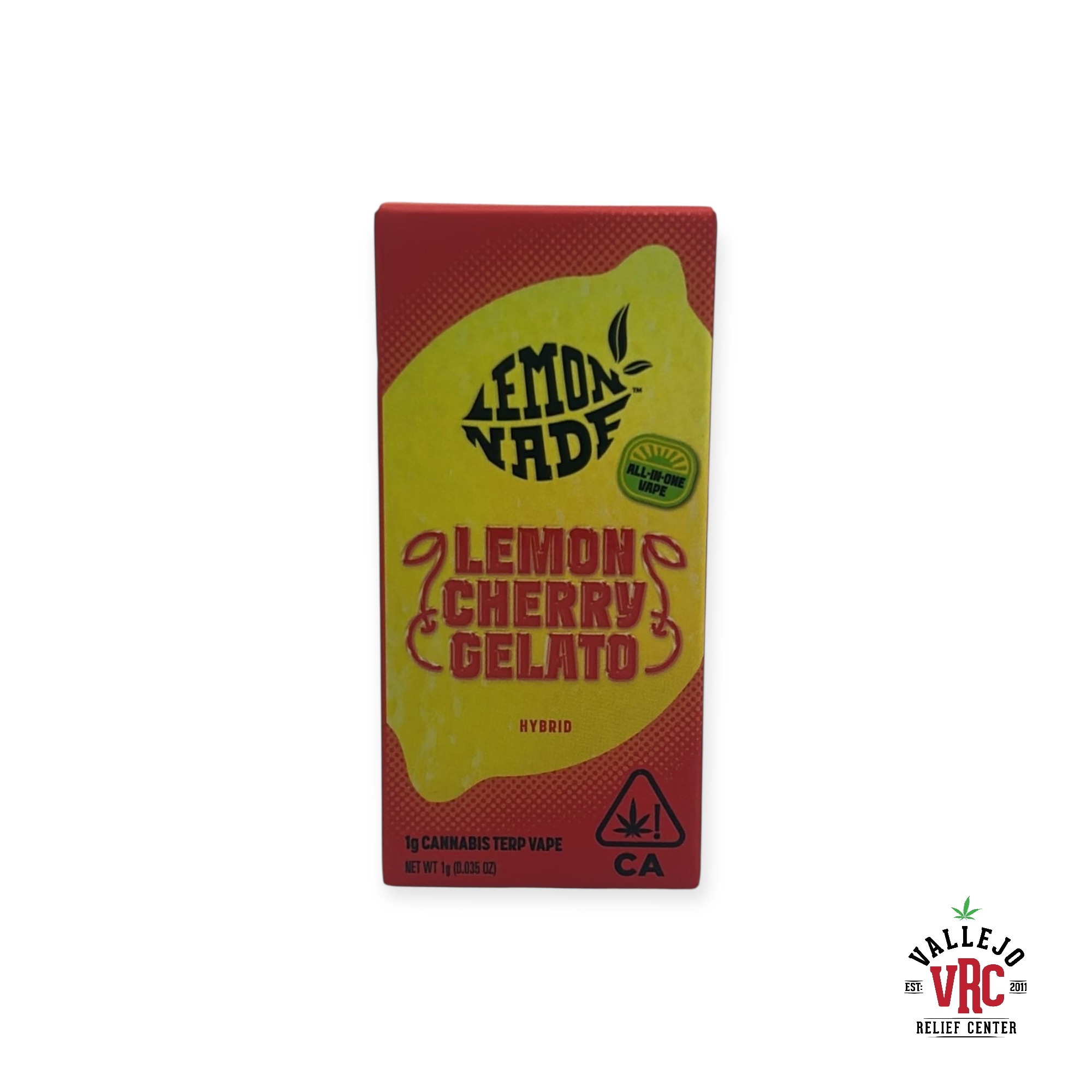 Photograph of product: LEMON CHERRY GELATO 1G AIO