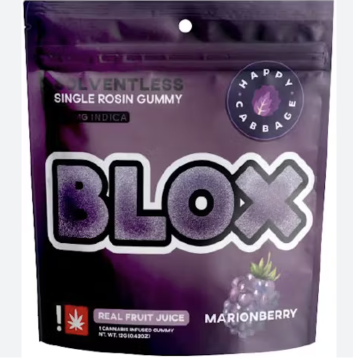 Photograph of product: BLOX | 1pc Gummy | 100mg | Marionberry (I)