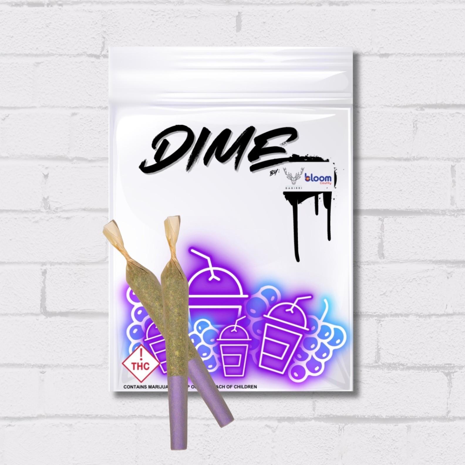 Photograph of product: Dadirri - 1g Dime Joint Pack (I) - - Grape Purp Slushy