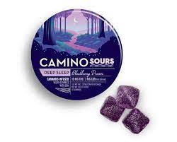Photograph of product: Camino Sours Blackberry Dream 10:3 TH-oui:CBN Gummies