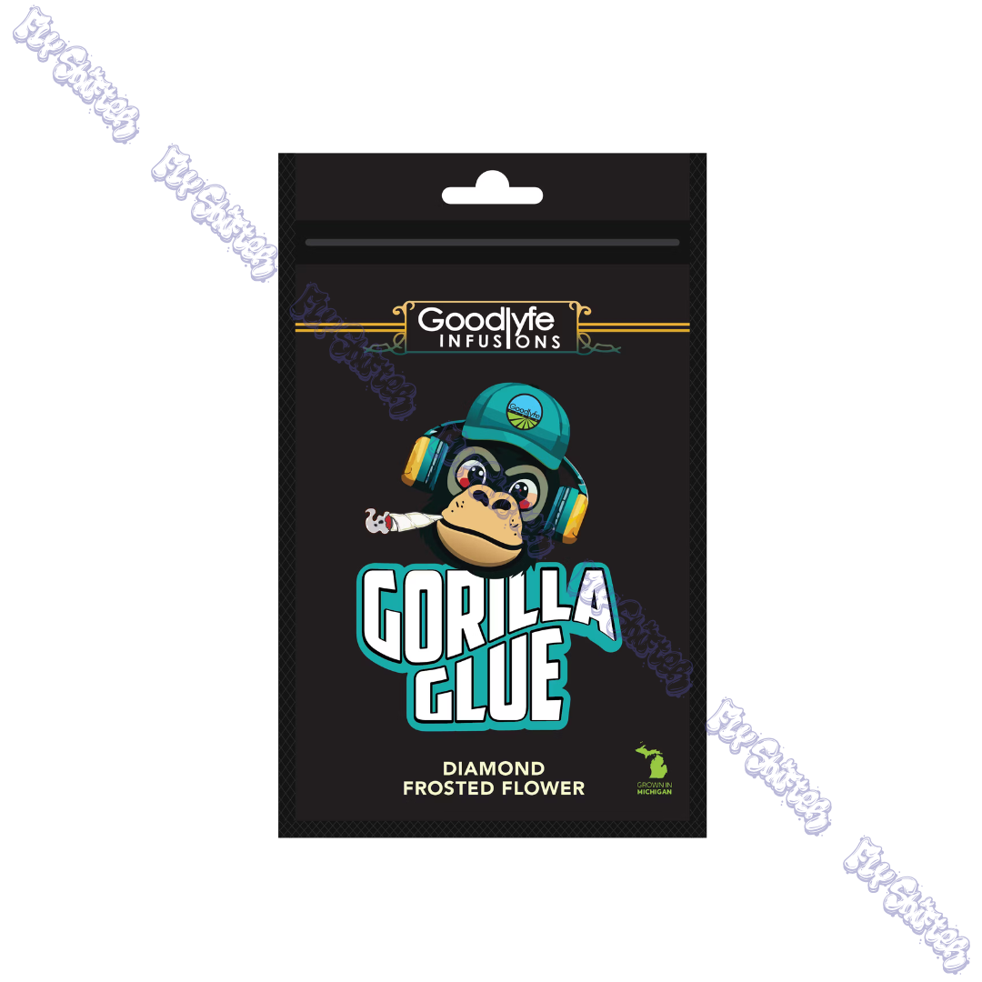 Photograph of product: Goodlyfe Diamond Frosted Gorilla Glue 3.5g