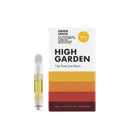 Photograph of Product: Green Crack | Live Resin Cart | 1ml