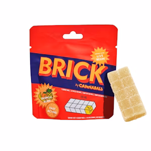 Photograph of product: Cannabals Brick | Tropical Blast | Edibles | 100mg (10pk)