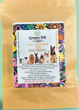 Photograph of product: Peanut Butter Pumpkin | Full Spectrum Cbd Dog Treats 20mg   5pk