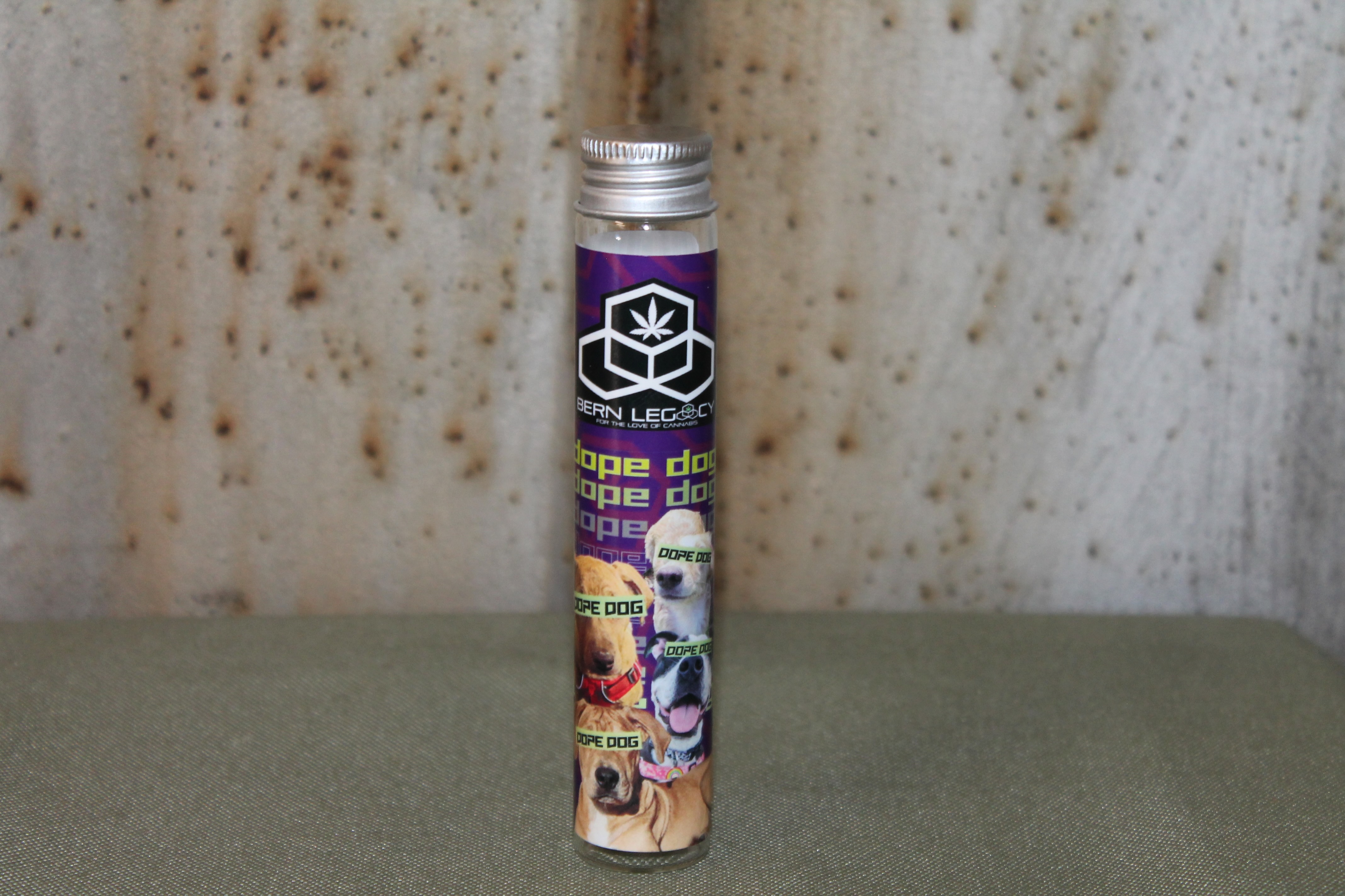 Photograph of product: Bern Legacy I Dope Dog Pre-Roll