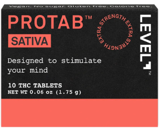 Photograph of product: Level PROTAB | Oui'd | 25mg/10pk