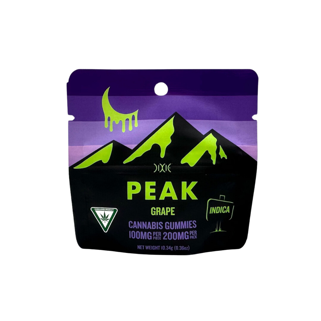 Photograph of product: Dixie | 200mg Peak Singles | Grape