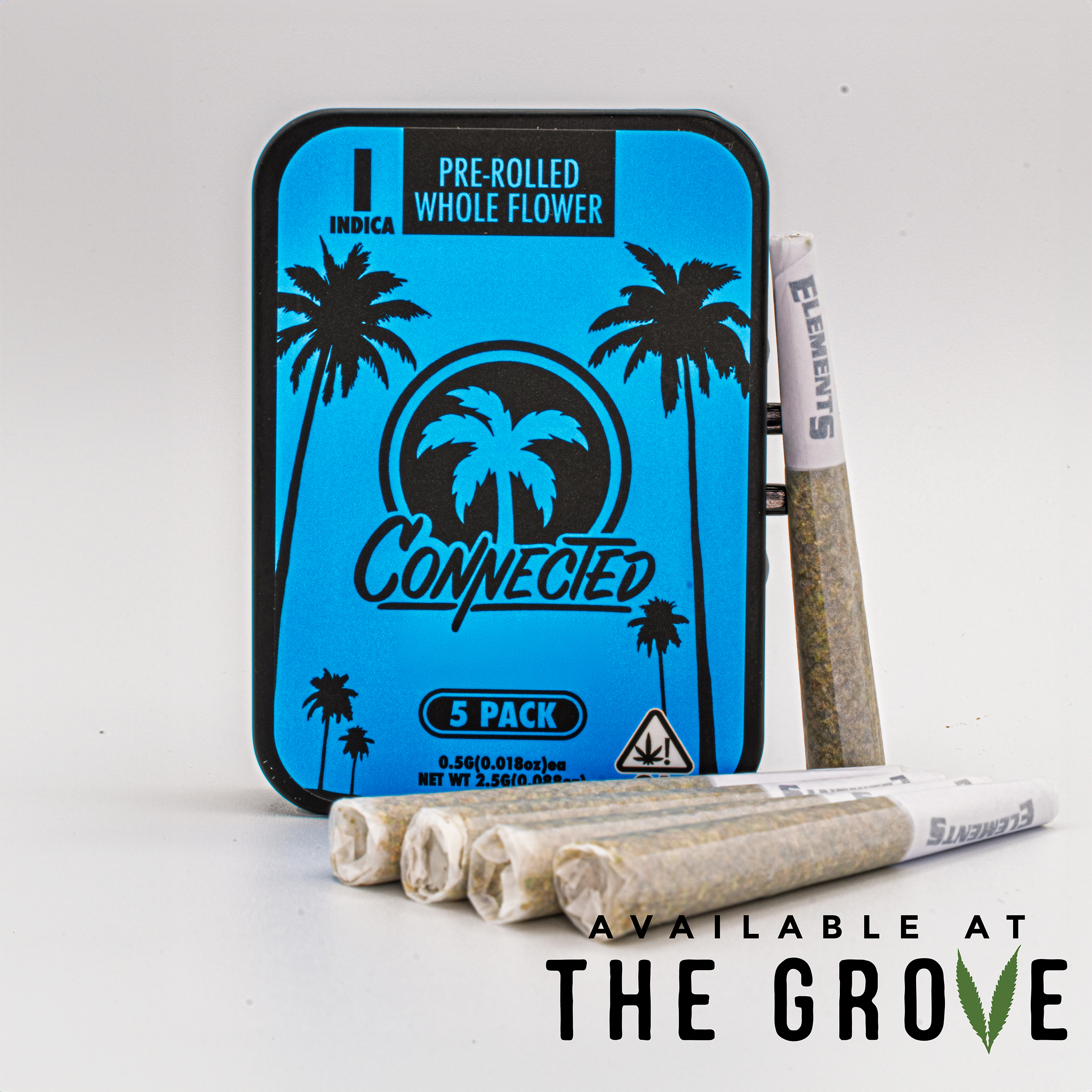 Photograph of product: Connected Oui'd | 5 Pack Pre-Rolls - Gushers - 2.5g