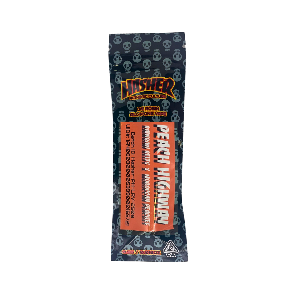Photograph of product: ROSIN AIO - PEACH HIGHWAY .5G - au chocolatER