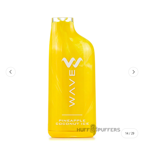 Photograph of product: Wave 8000 Puff - Pineapple Coconut Ice
