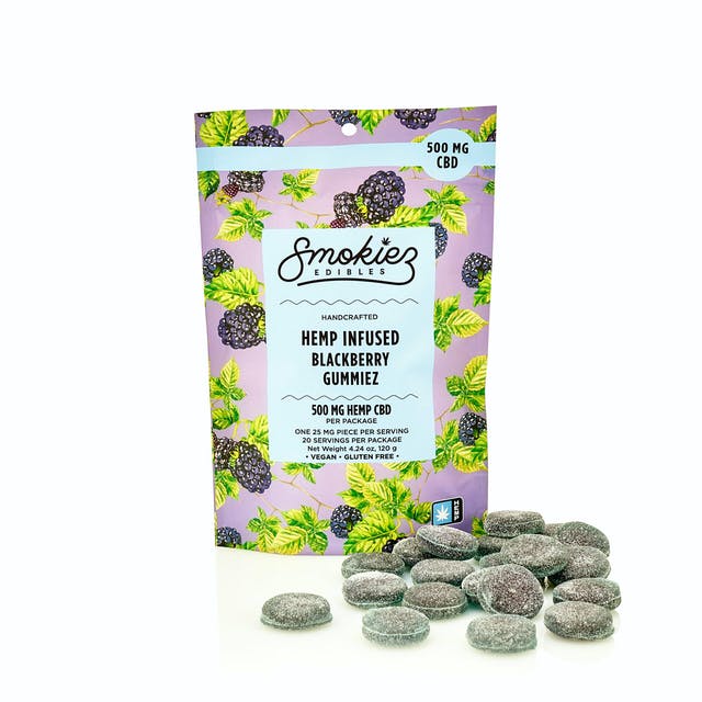 Photograph of product: Smokiez - Sweet Blackberry 1:1 TH-oui/CBN - 10Pk