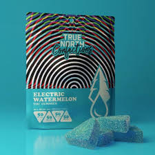 Photograph of product: True North - Electric Watermelon - Vegan TH-oui Gummies - 200mg - Commissary Program
