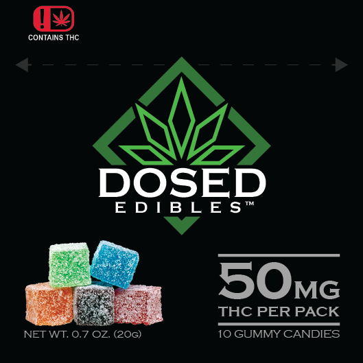 Photograph of product: Dosed Original Gummies | 50mg | 10pk