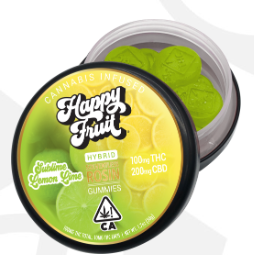 Photograph of product: Sublime Lemon Lime 100mg Rosin  Gummy