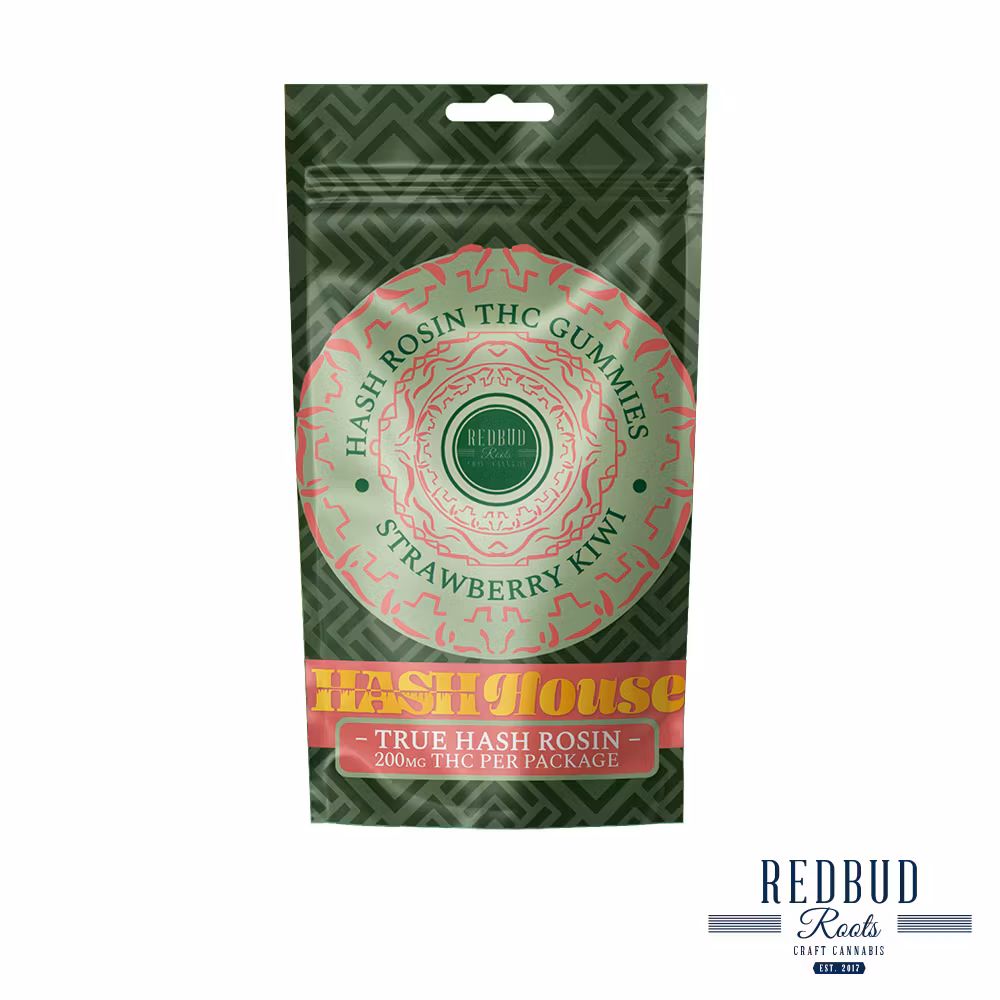 Photograph of product: 200MG STRAWBERRY KIWI au chocolat ROSIN GUMMIES