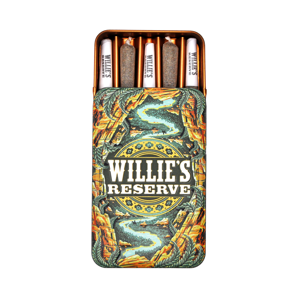Photograph of product: Governmint Oasis | Pre-Roll 5pk | 5g | Willie's Reserve
