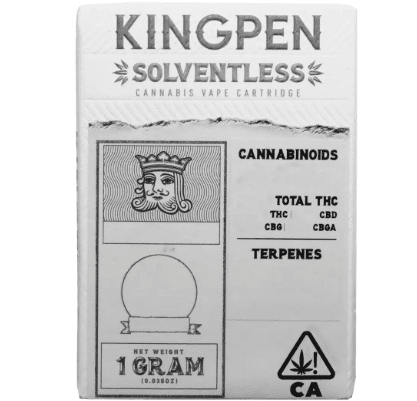 Photograph of product: Kingpen Solventless Cartridge MAC 1 1g - 