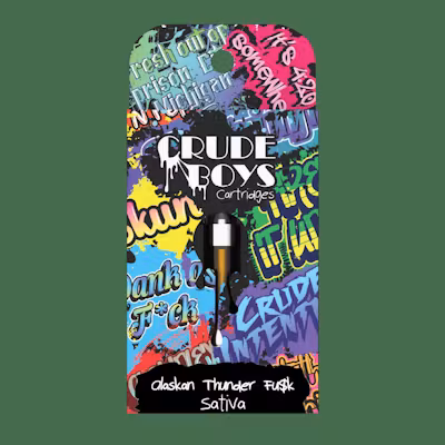 Photograph of product: CRUDE BOYS | Vape Cartridge | Alaskan Thunder Funk