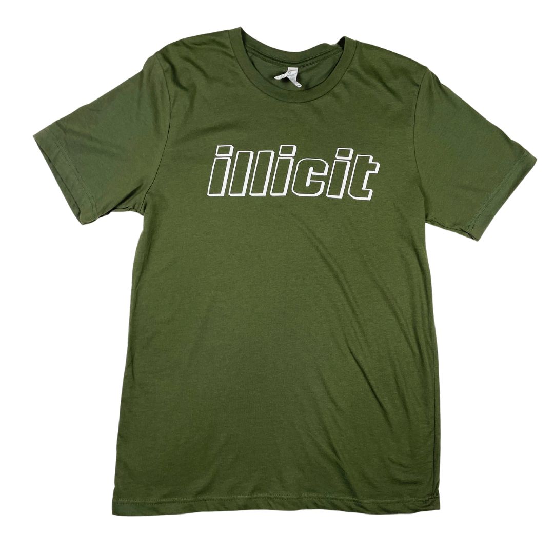 Photograph of product: Illicit T-Shirt | Military Green